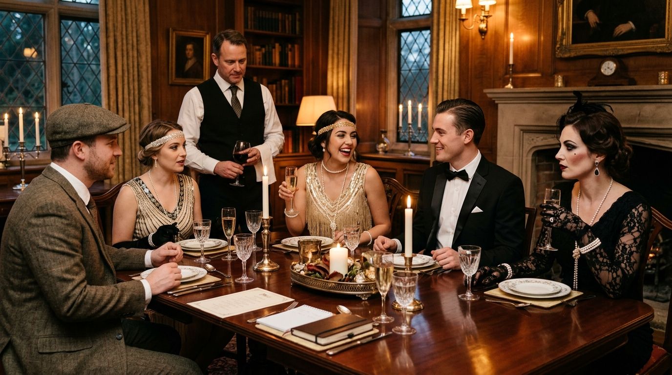 Costume ideas for a murder mystery dinner party