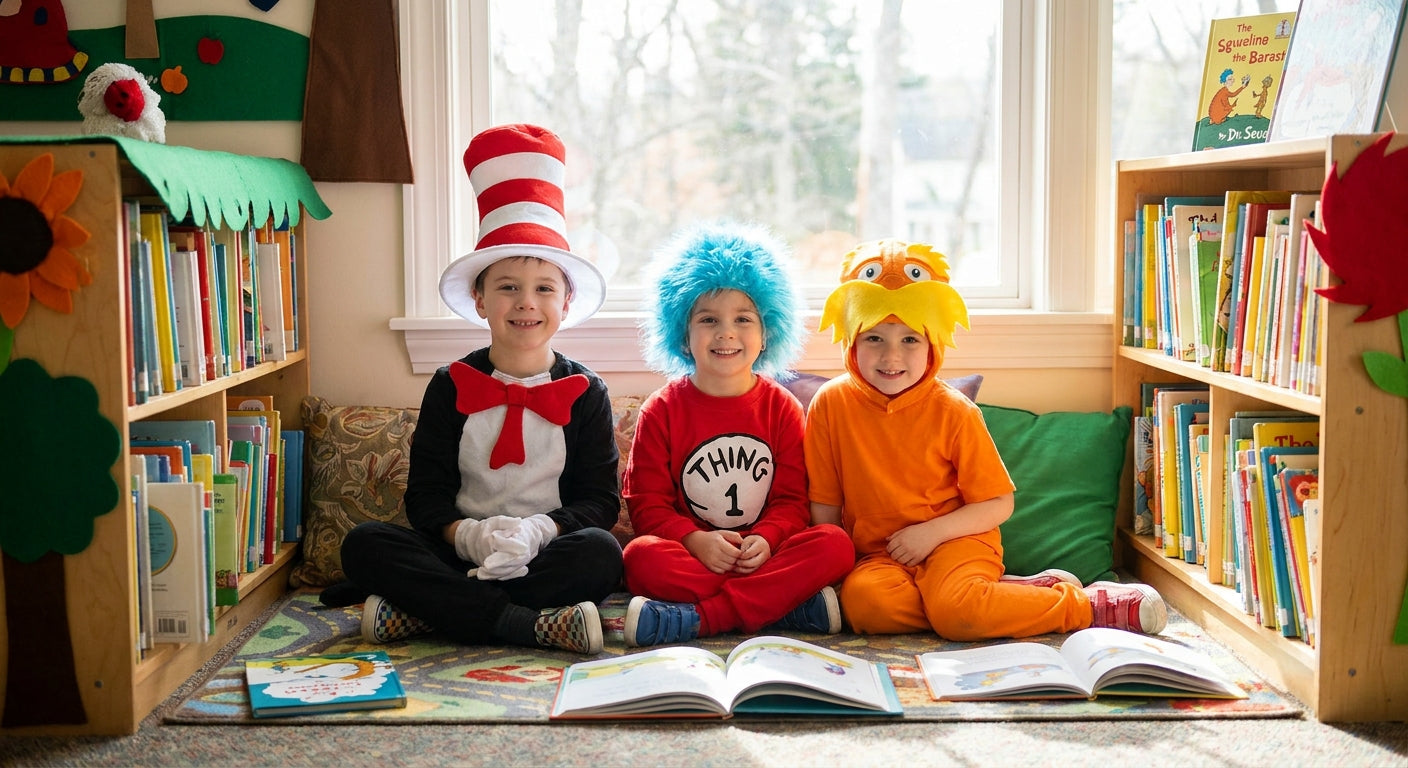 Dr Seuss book week costumes for kids