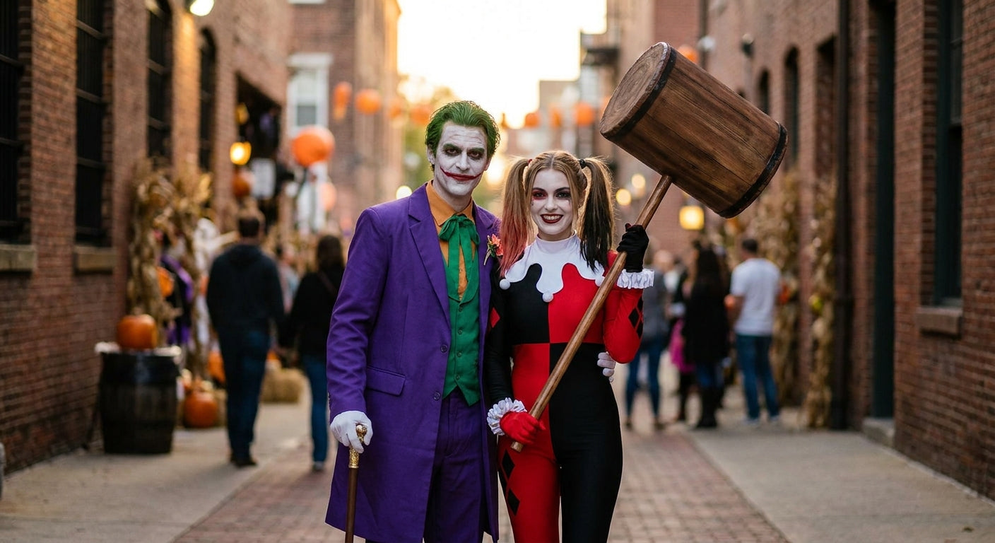 Joker and Harley Quinn couple costume ideas