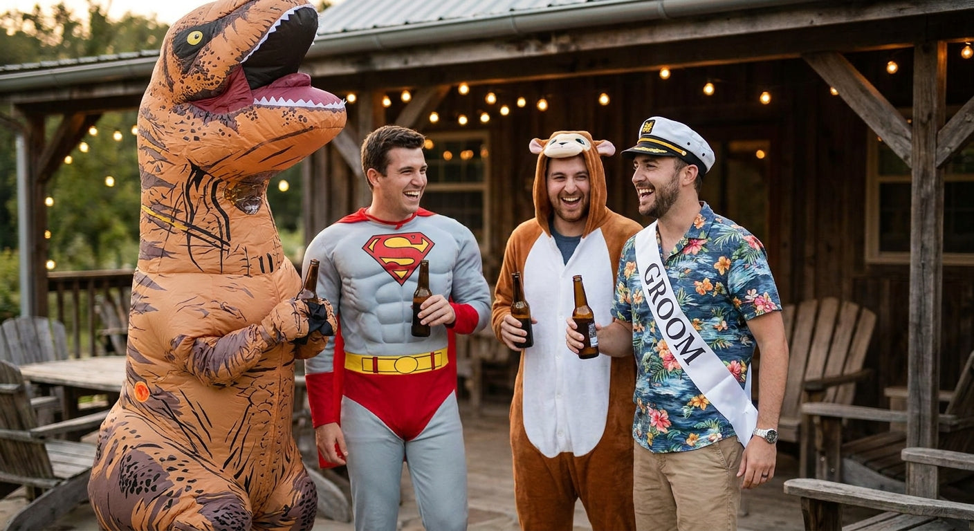Buck's night costume ideas for the groom's crew