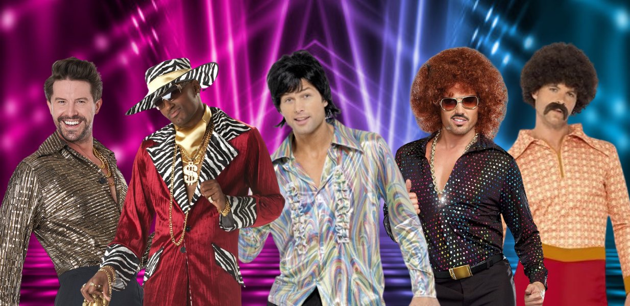 Disco Theme Party Outfits For Boys 70s Halloween Costumes 70s