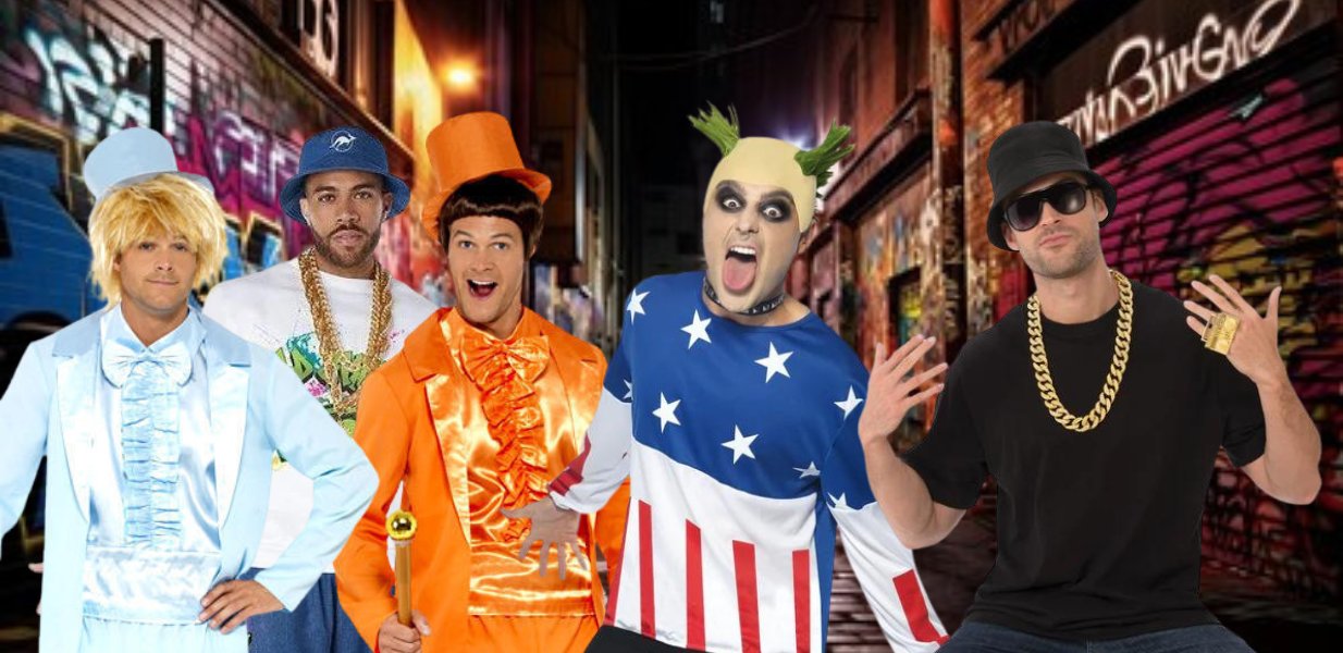 1990's - Men - Jokers Costume Mega Store