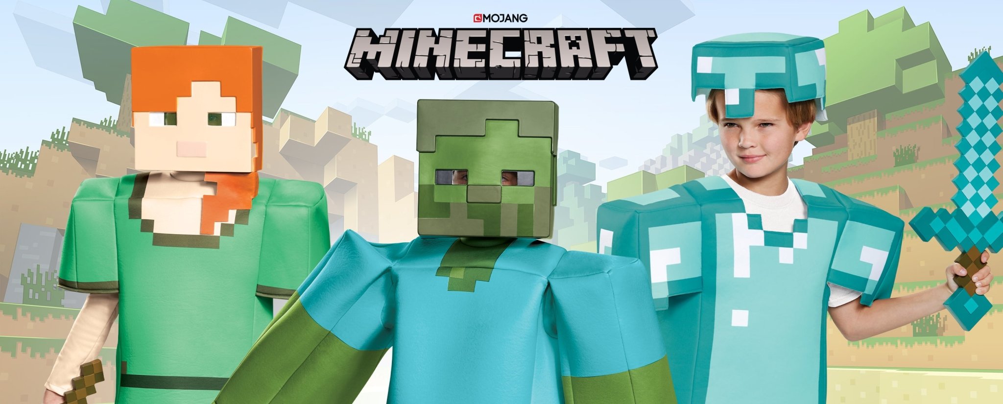 Costume Minecraft Zombie Bambino