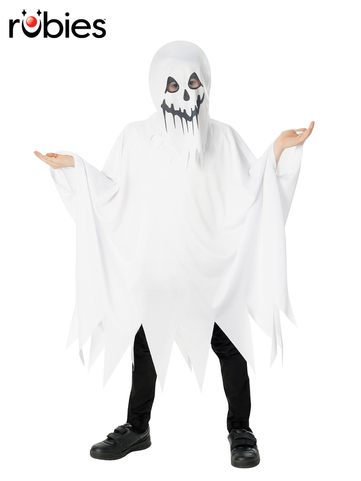 CHILD Ghost Poncho with Hood, Child
