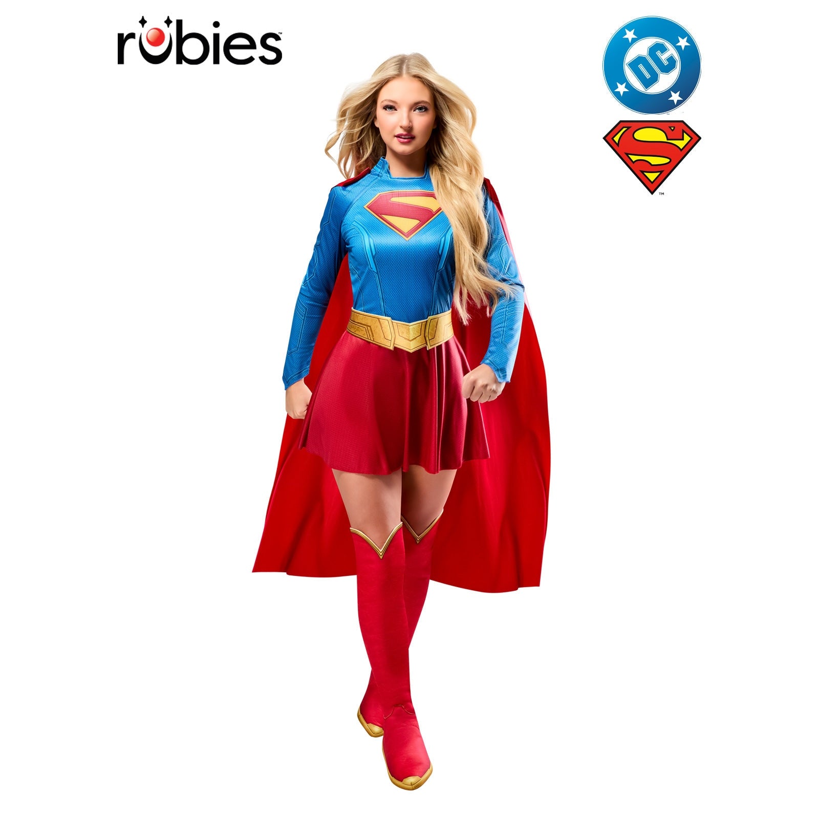Supergirl Deluxe Costume, Adult