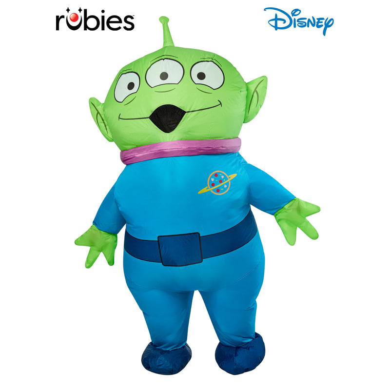 Alien-Toy Story Inflatable Costume- Standard Adult