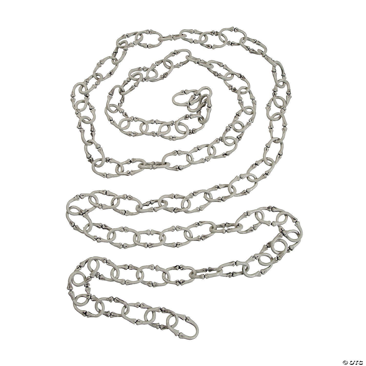 Grey Plastic Bone Link Chain 12ft