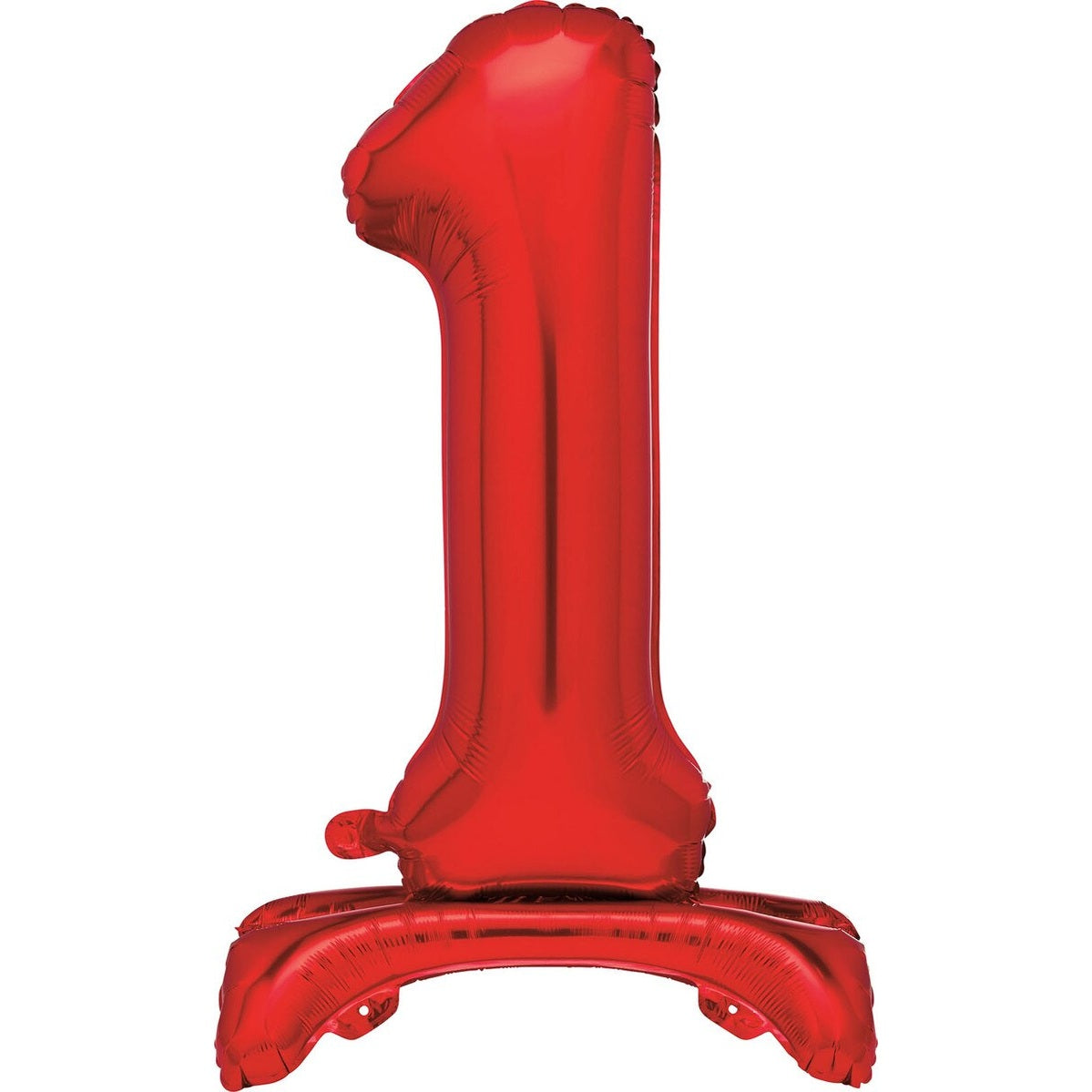 Red Number 1 Standing Foil Balloon-76cm