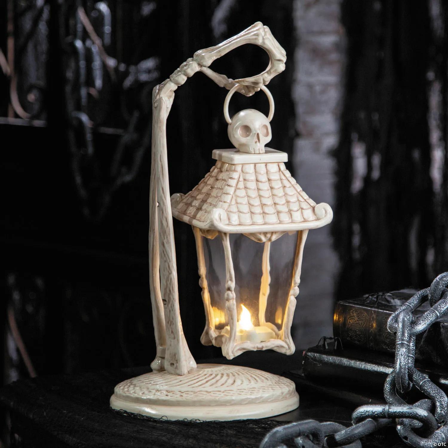 16 1/2" Light-Up Skeleton Crew Bone Lantern