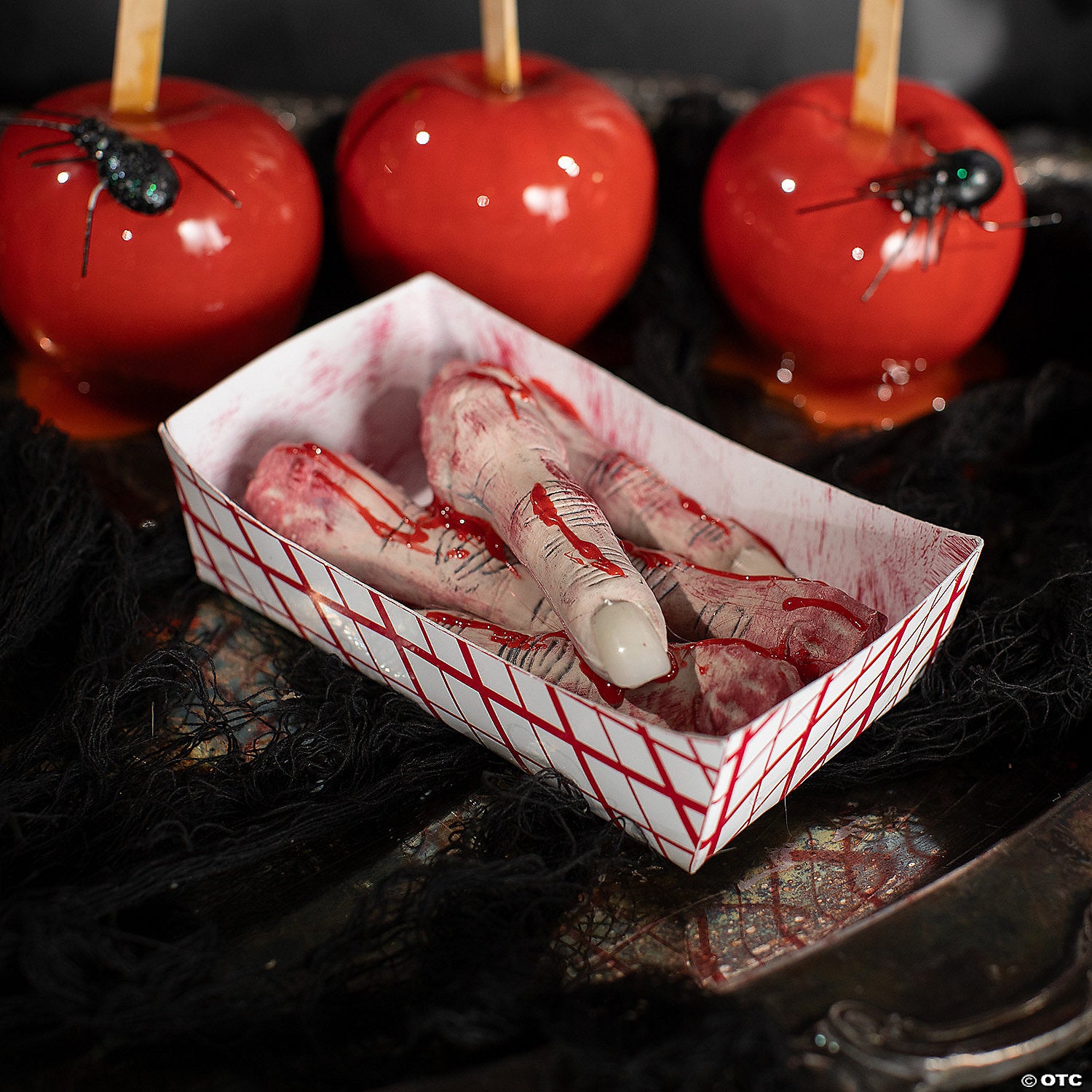 Food Tray Of Fingers Body Parts
