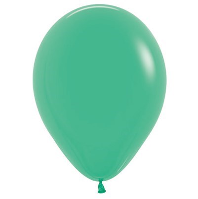 Round Balloon 30cm Green, Uninflated