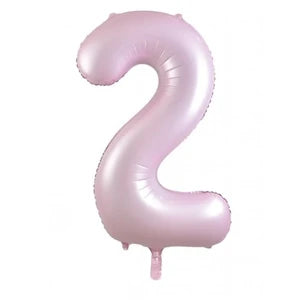 Pastel Pink Number 2 Foil Balloon - 86cm