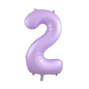 Pastel Lilac Number 2 Foil Balloon - 86cm