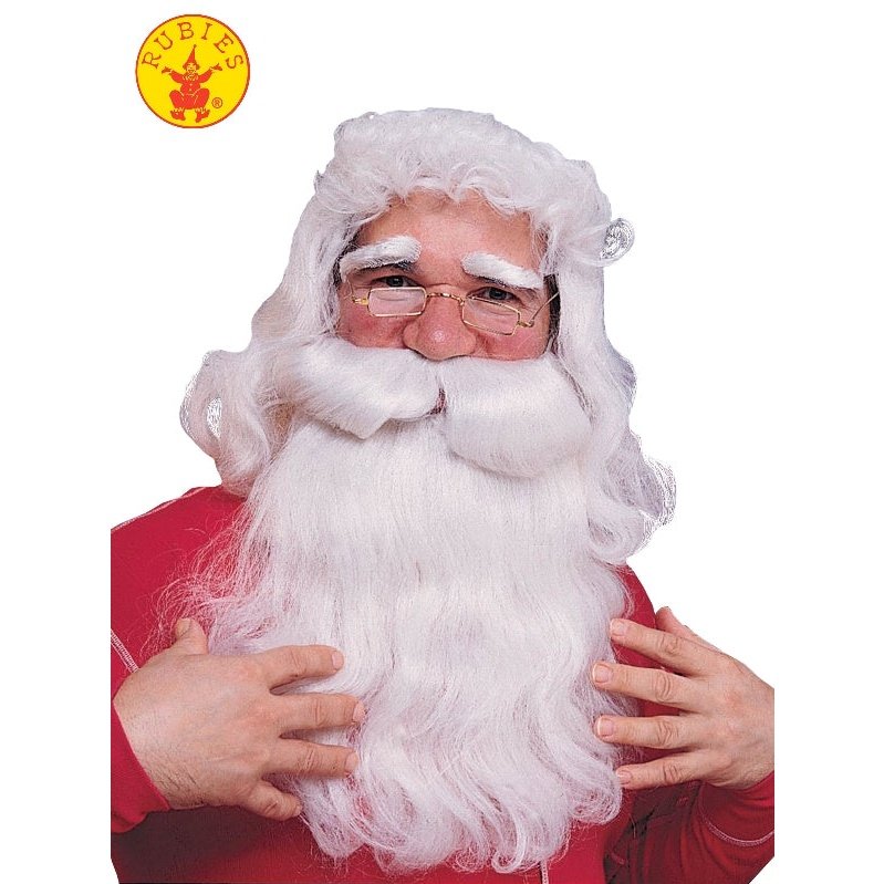Santa Beard and Wig Set - Adult.