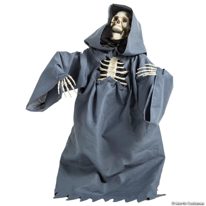 25" Animated Light Up Rising Groundbreaker Skeleton Reaper