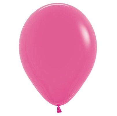 Round Balloon 30cm Fuchsia, Uninflated