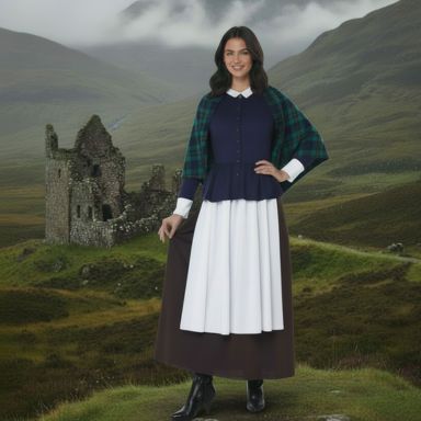 Mayflower Pilgrim Lady Women's Costume