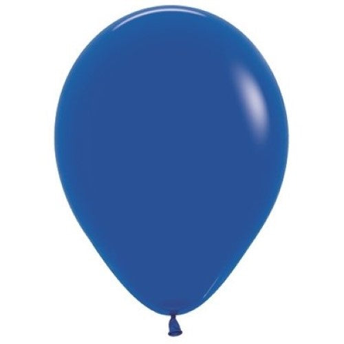 Round Balloon 30cm Royal Blue, Uninflated