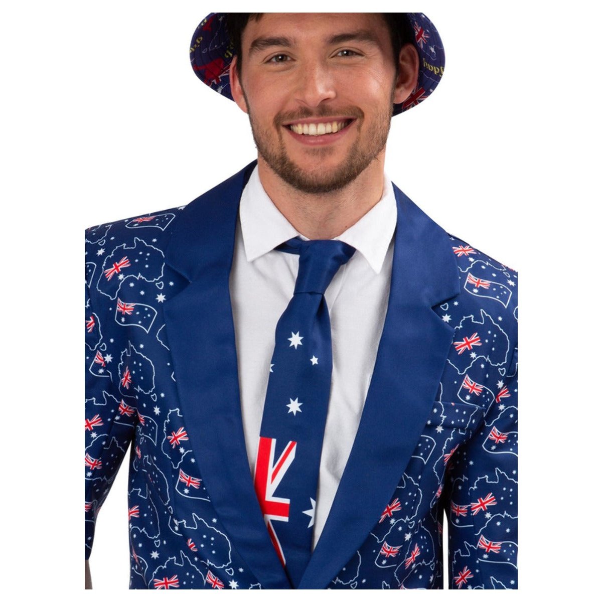 Colorful Australia flag tie, perfect for showing national pride and patriotism