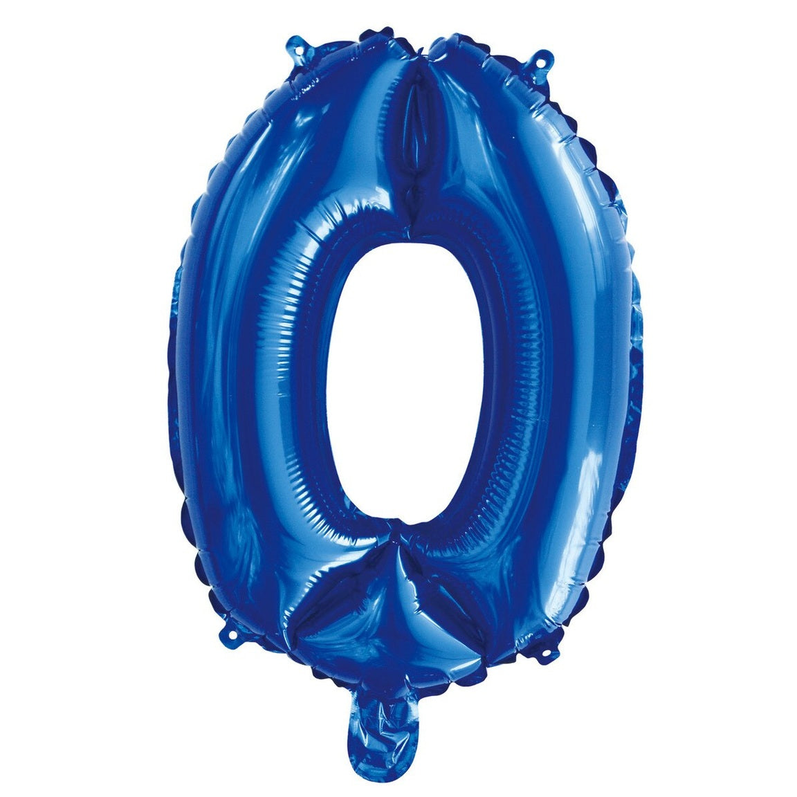 Number 0 Blue Foil Balloon - 35cm