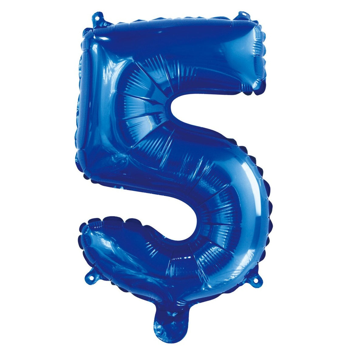 Number 5 Blue Foil Balloon - 35cm
