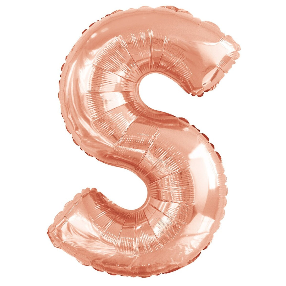 Rose Gold Letter S Foil Balloon-86cm