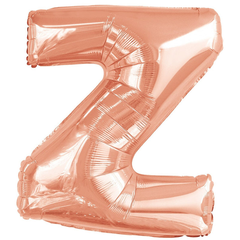 Rose Gold Letter Z Foil Balloon-86cm