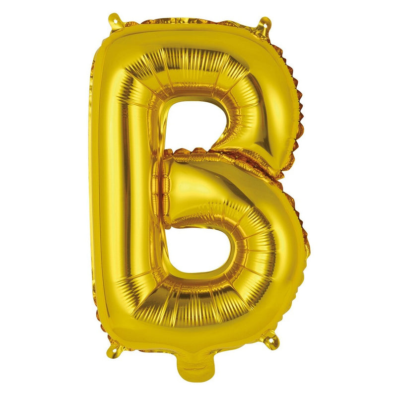 Gold Letter B Foil Balloon - 35cm