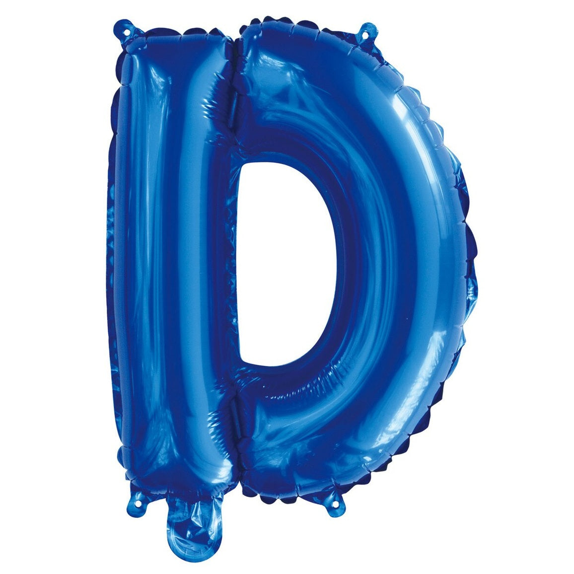 Blue Letter D Foil Balloon - 35cm