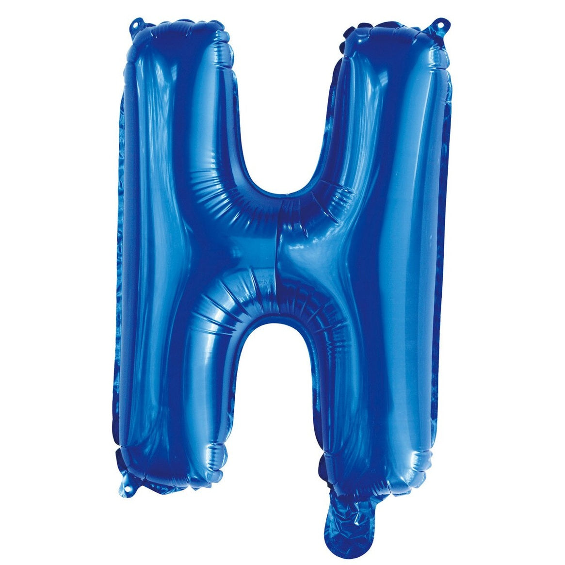 Blue Letter H Foil Balloon - 35cm