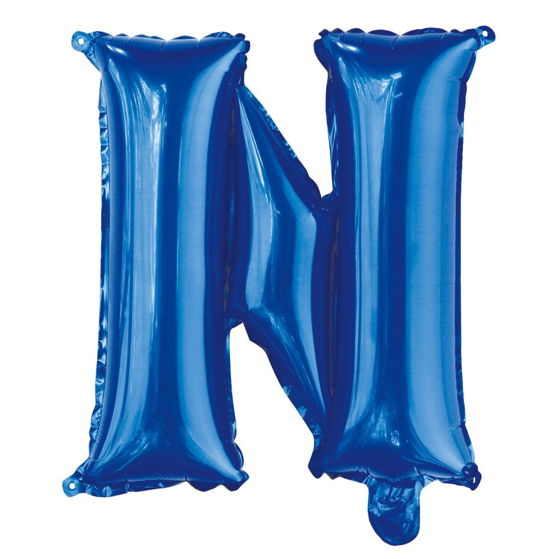 Blue Letter N Foil Balloon - 35cm