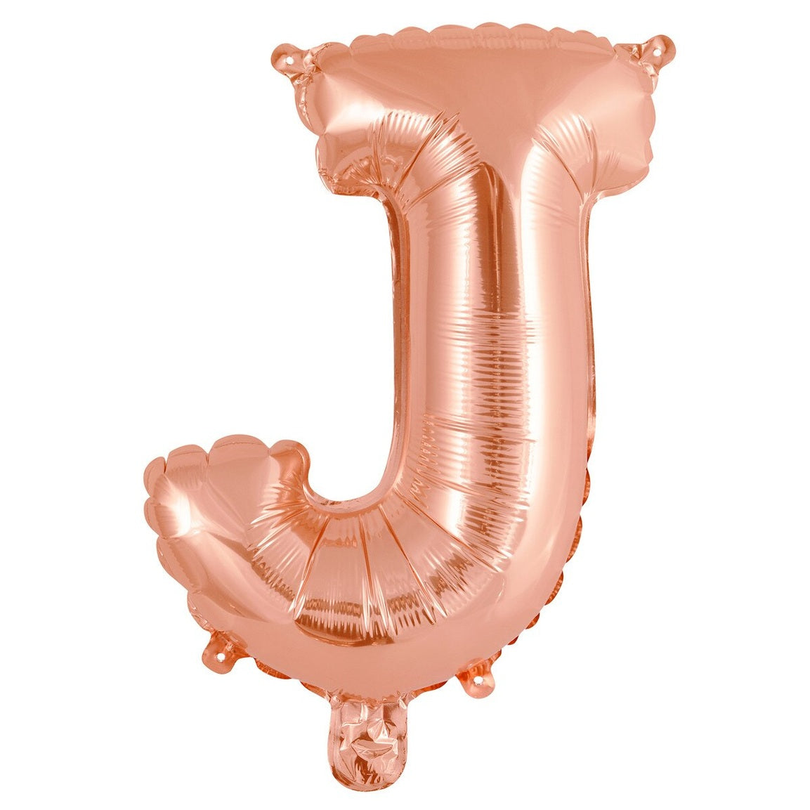 Rose Gold Letter J Foil Balloon - 35cm