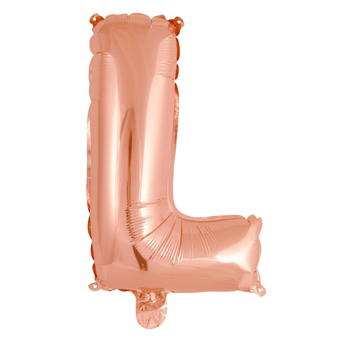 Rose Gold Letter L Foil Balloon - 35cm