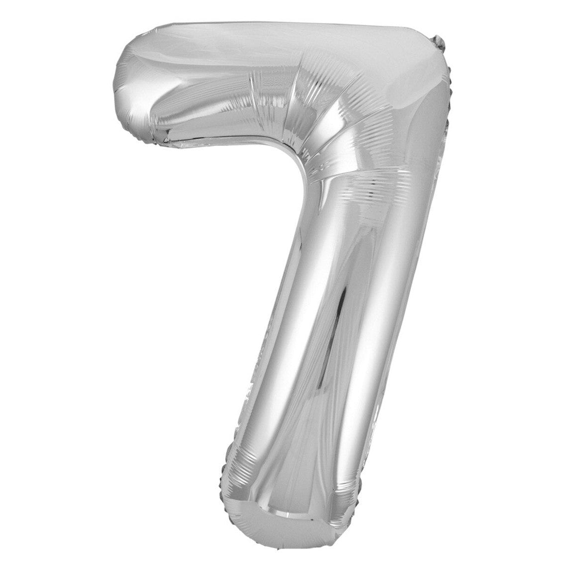 Number 7 Silver Foil Balloon-86cm