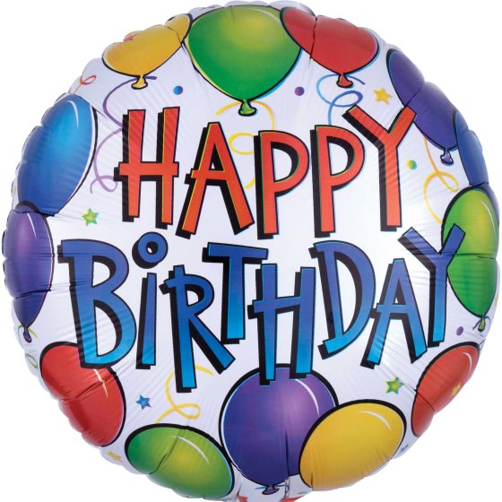 Helium Inflation Foil Balloon (45cm)