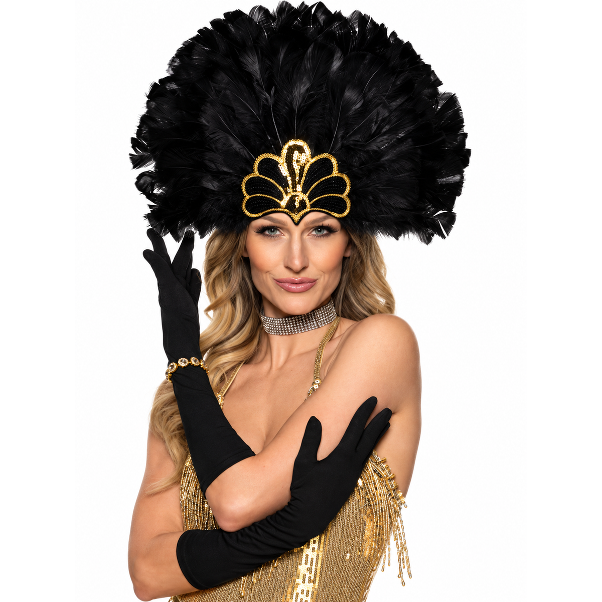 Showgirl Accessory Kit- Black /Gold