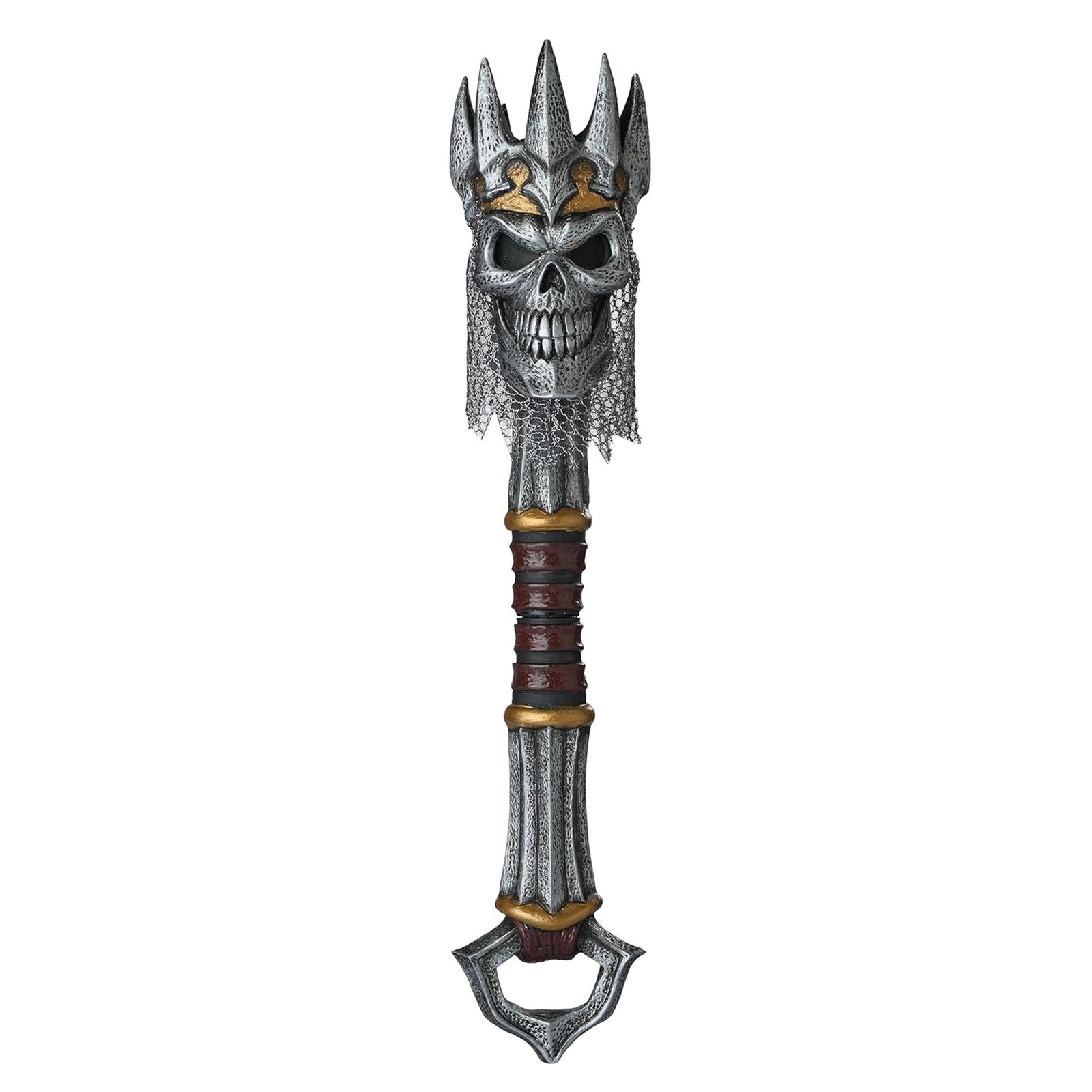 Long, elegant 60cm Wicked King Scepter, perfect for royal costumes and cosplay