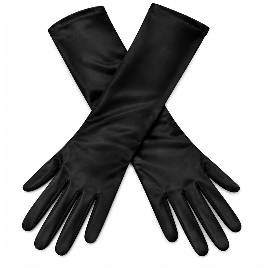 Costume Gloves, Black
