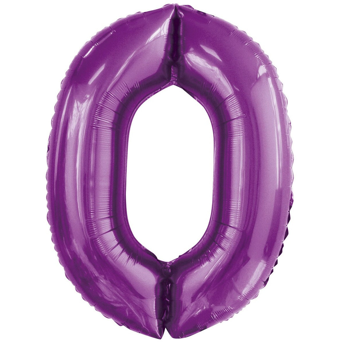 Number 0 Purple Foil Balloon-86cm
