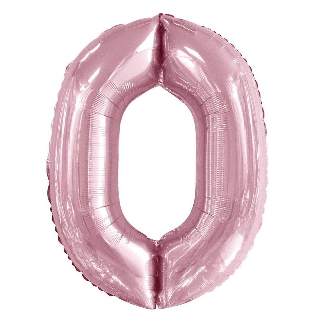 Number 0 Flamingo Pink Foil Balloon-86cm