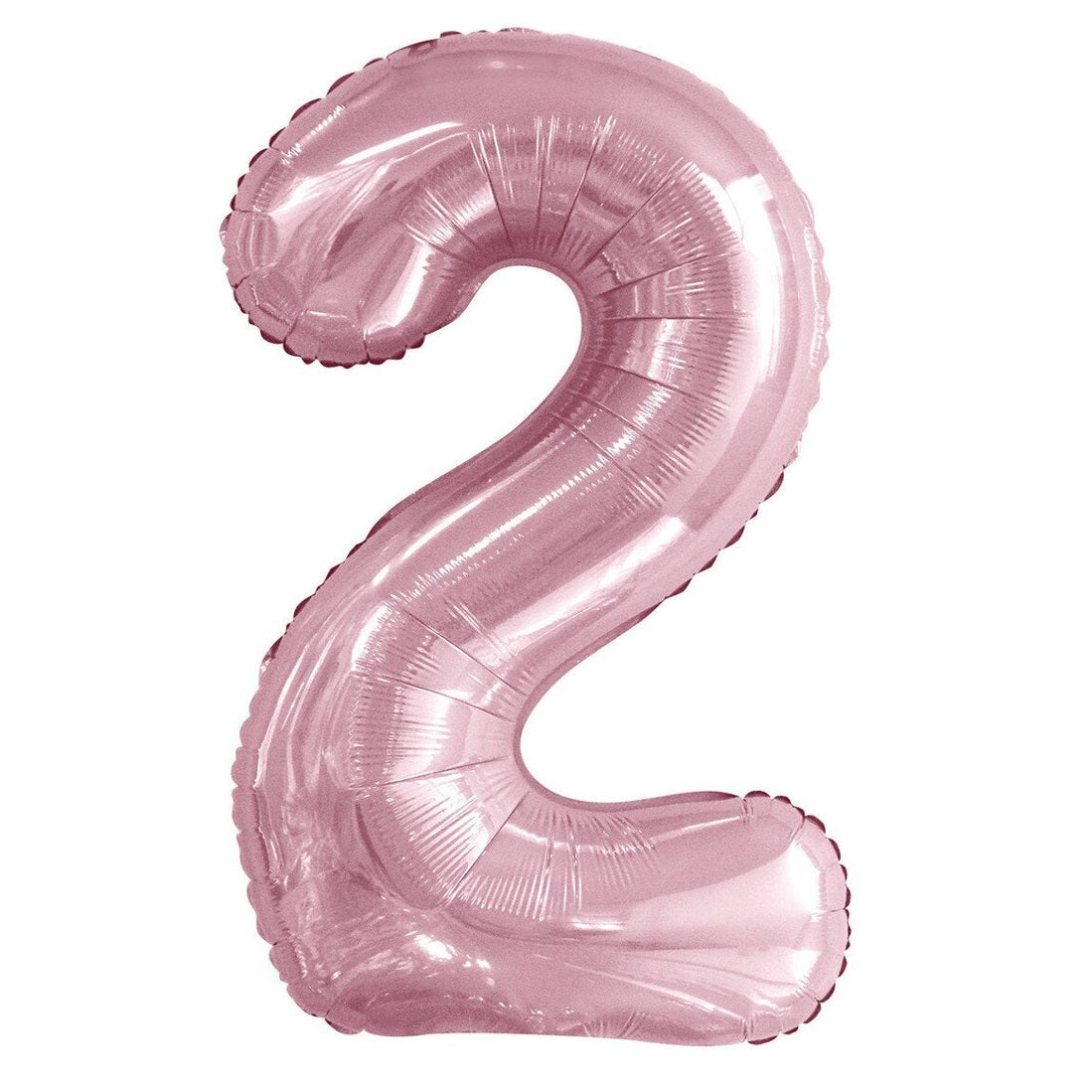 Number 2 Flamingo Pink Foil Balloon-86cm