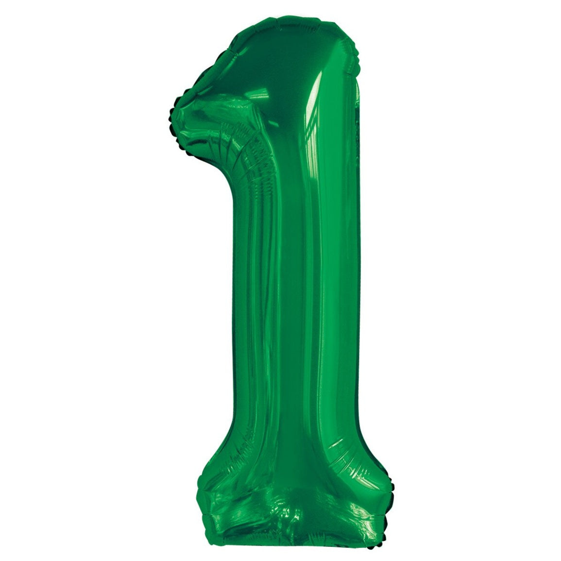 Number 1 Green Foil Balloon – 86cm
