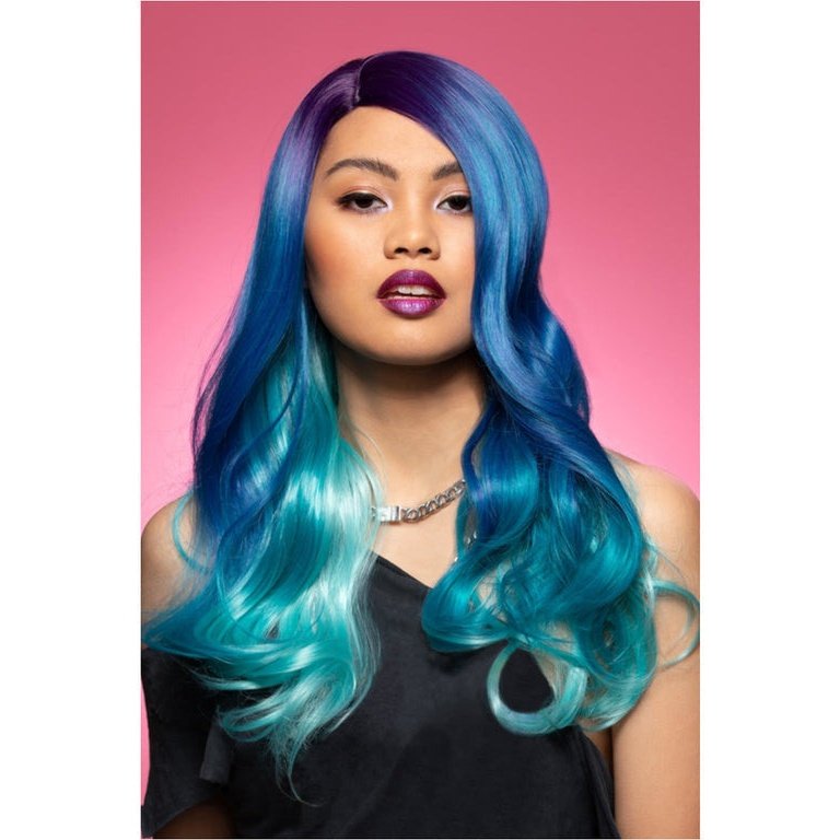 Manic Panic Mermaid Wig Blue Ombre Washable Heat Resistant