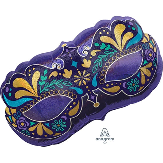 Mardi Gras Supershape Balloon, 30 Inches