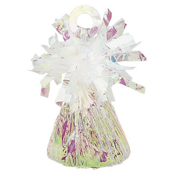 Small Iridescent White Balloon Weight