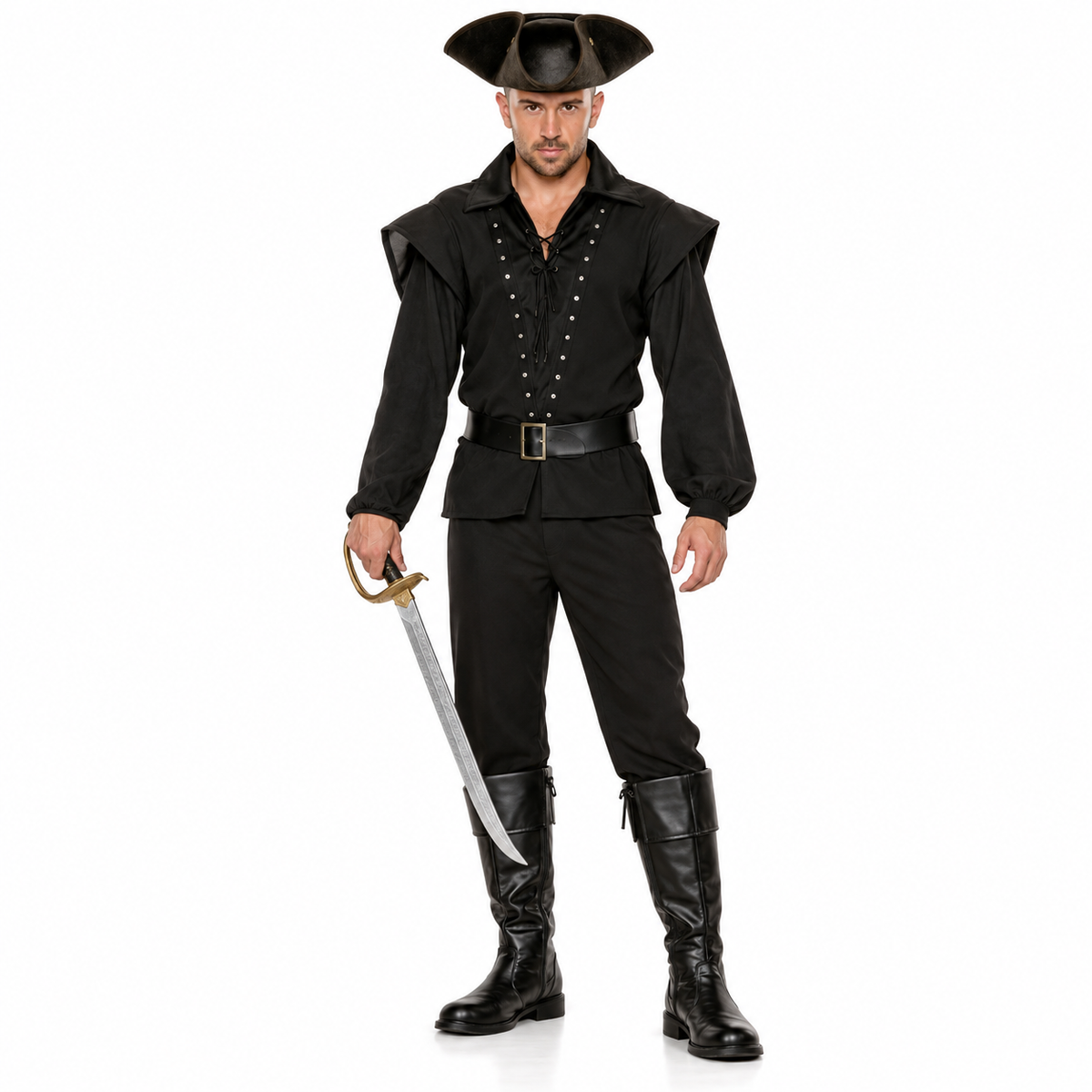 Dark Pirate Men's Costume