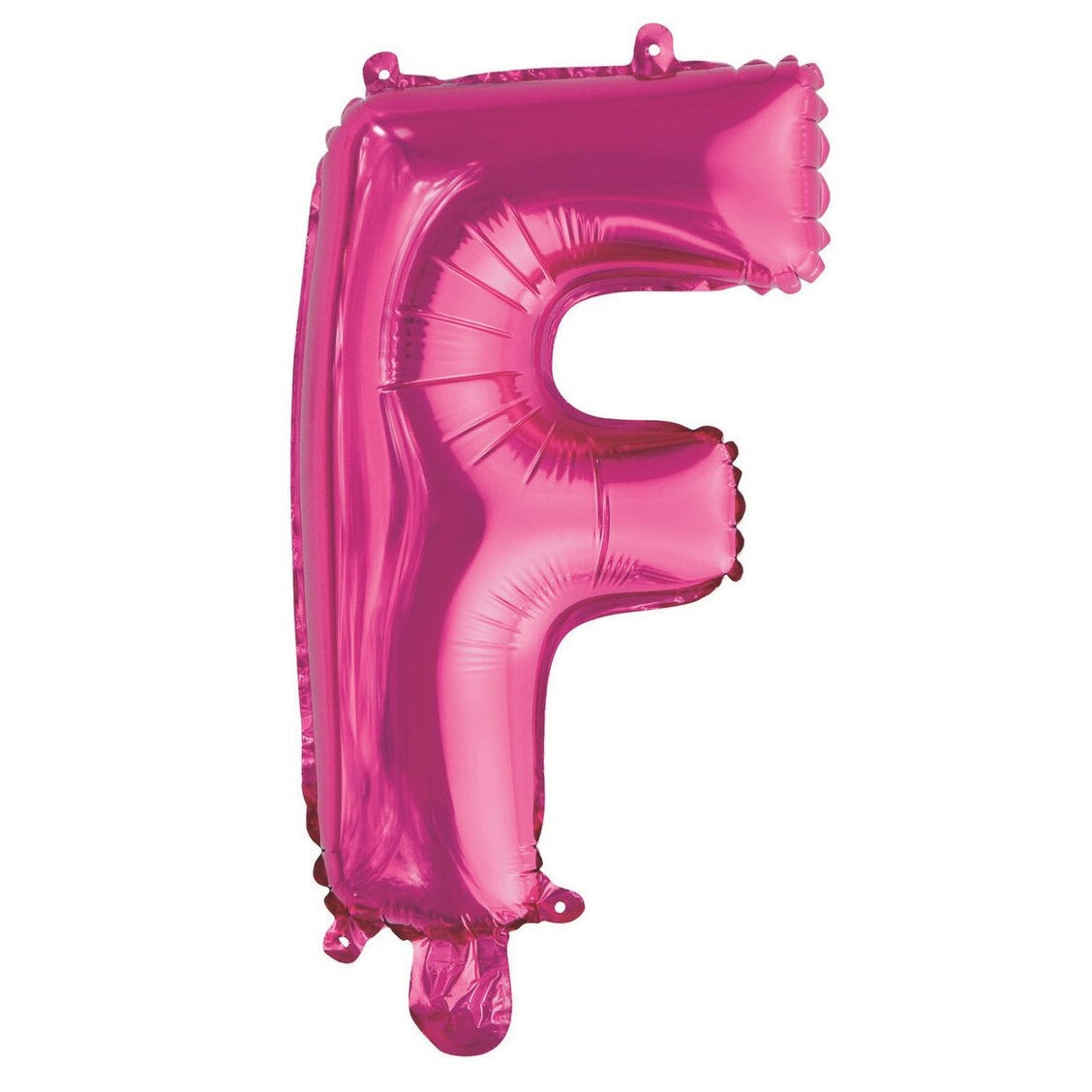 Hot Pink Letter F Foil Balloon - 35cm