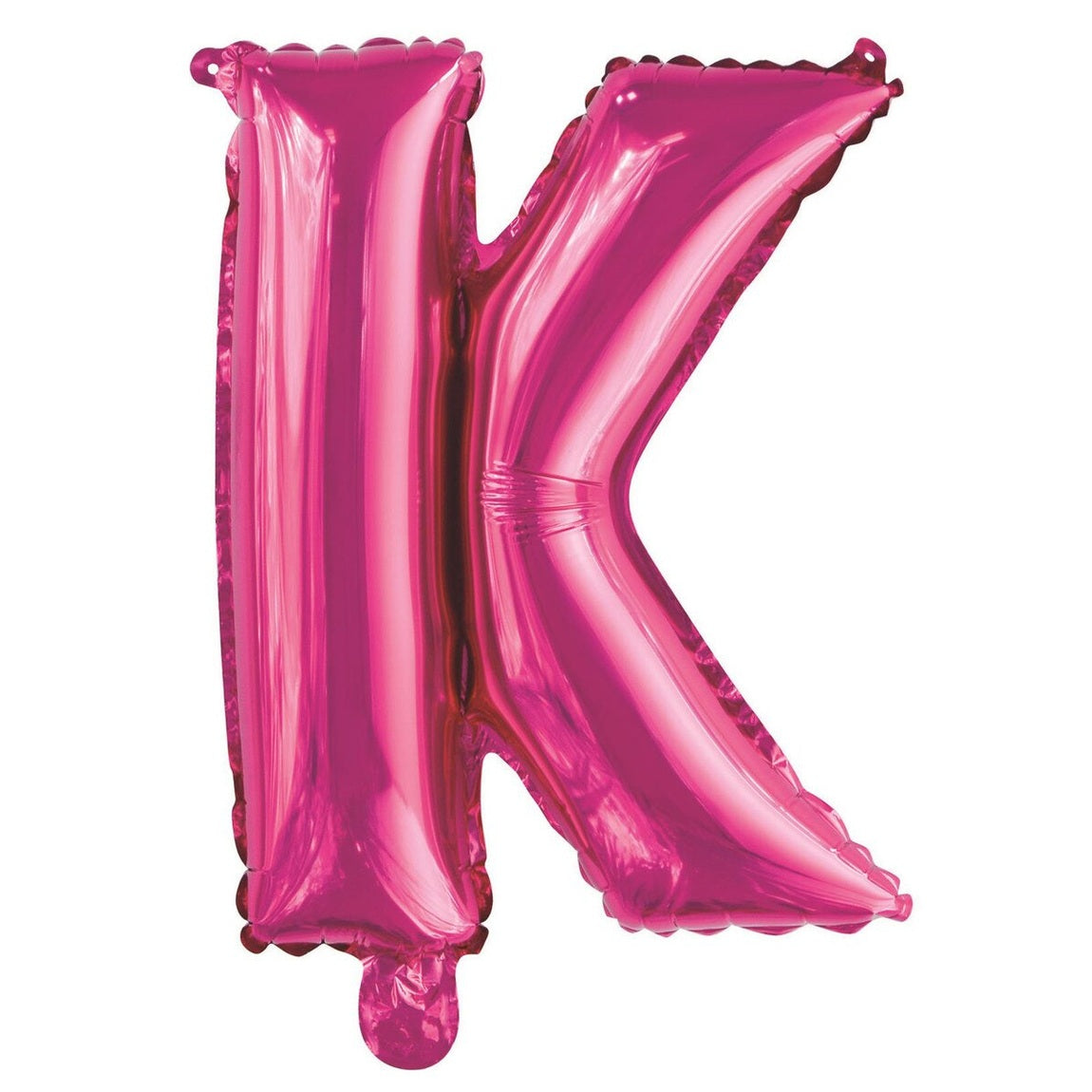 Hot Pink Letter K Foil Balloon - 35cm