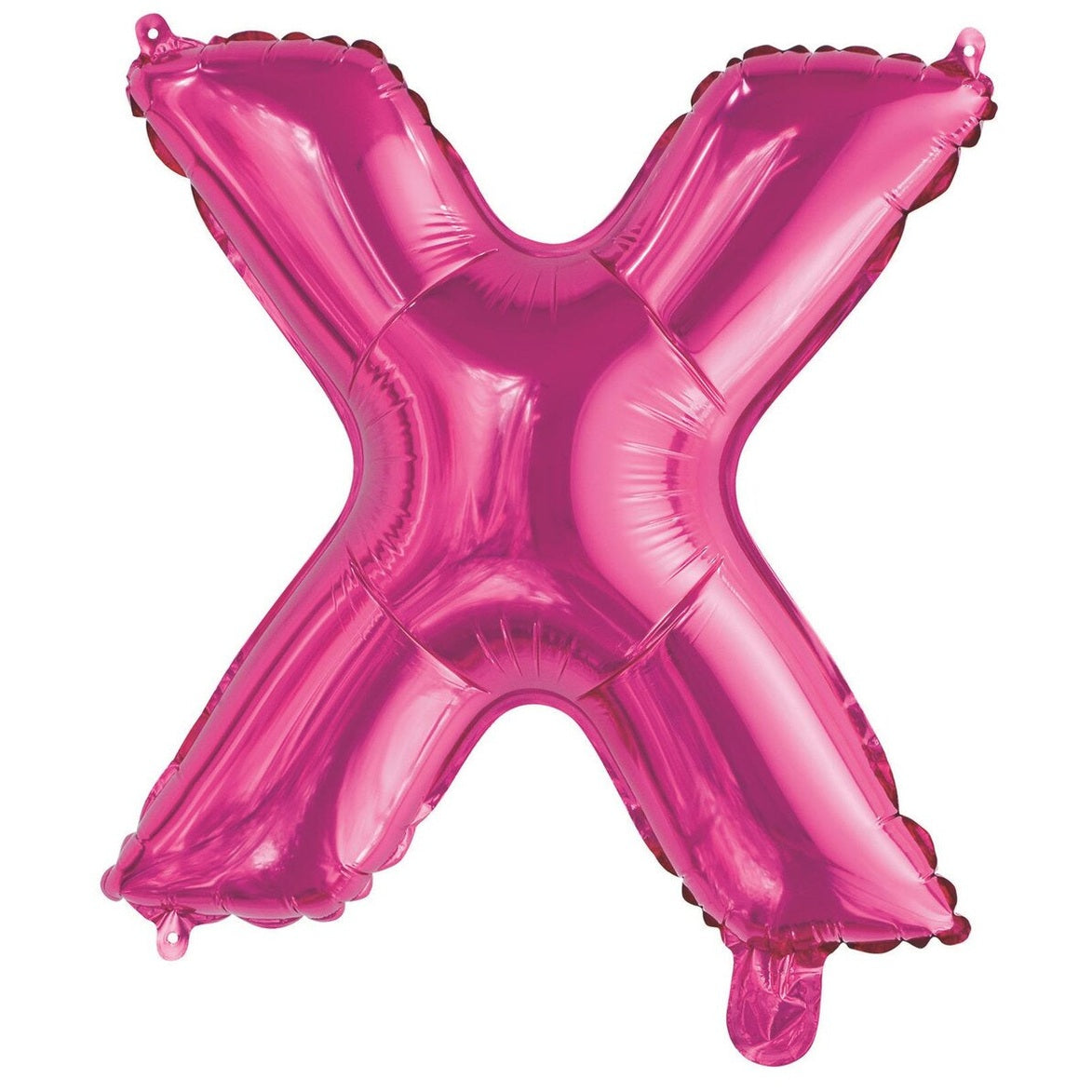 Hot Pink Letter X Foil Balloon-35cm
