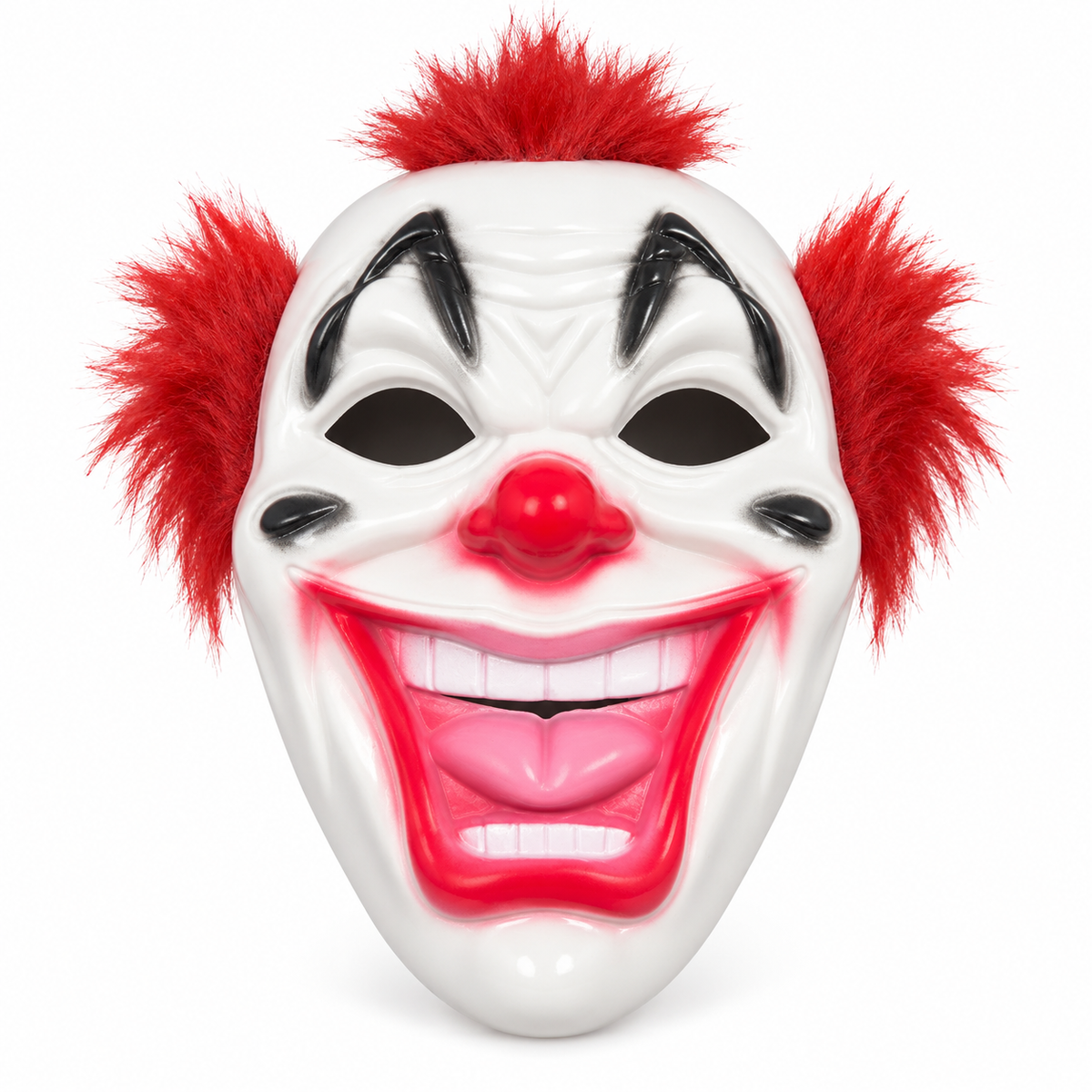 Red Hair Clown Mask